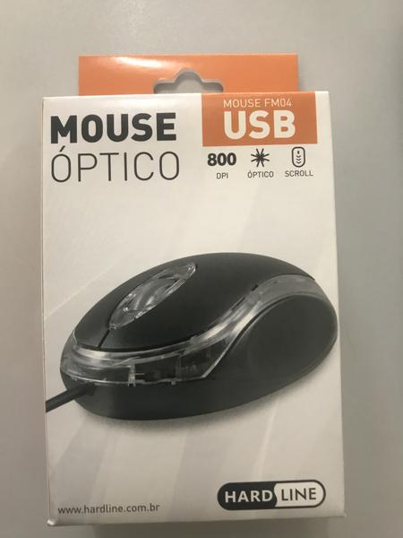 Mouse Óptico USB FM04 - Hardline