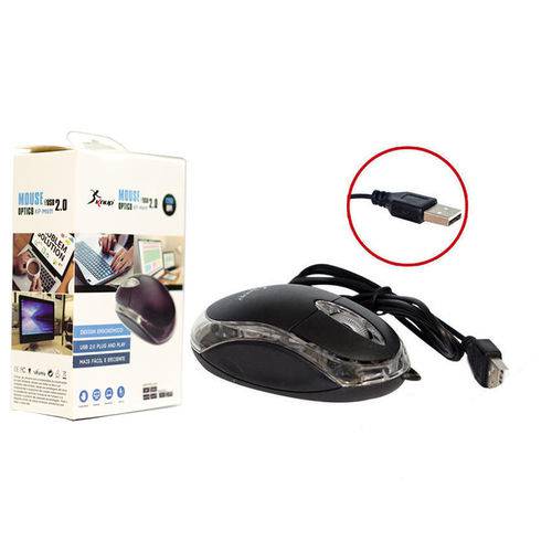 Tudo sobre 'Mouse Óptico USB para Pc e Notebook Preto Kp-M611'