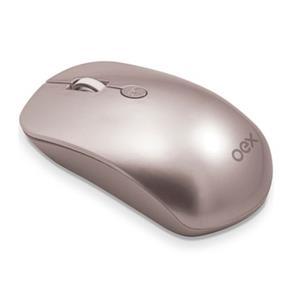 Mouse Óptico Wireless Flat MS401 Prata - OEX 1021703
