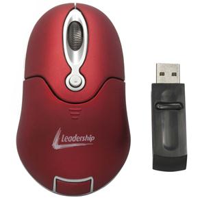 Mouse Óptico Wireless Leadership Magic 2022 - Vermelho