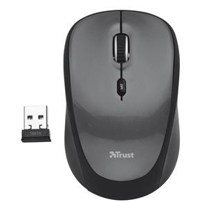 Mouse Óptico Wireless Trust Yvi - Preto
