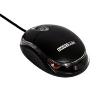 Mouse Ótico Hardline FM-04 BK USB Preto
