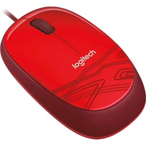 Mouse Ótico Usb - M105 - Logitech (Vermelho)