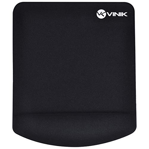 Mouse Pad com Apoio de Pulso em Gel Mpg-02p Preto Pc, Vinik, 29353