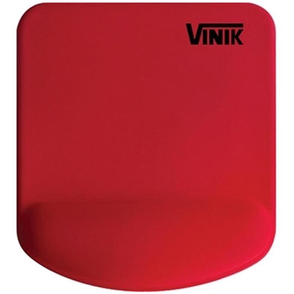 Mouse Pad com Apoio de Pulso em Gel Vermelho MPG-02R - Vinik