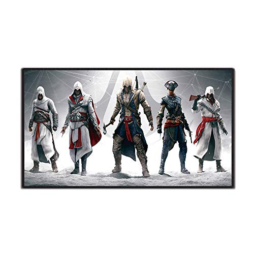 Mouse Pad Gamer Assasin's Creed - Extra Grande 70x35 Cm 3mm.