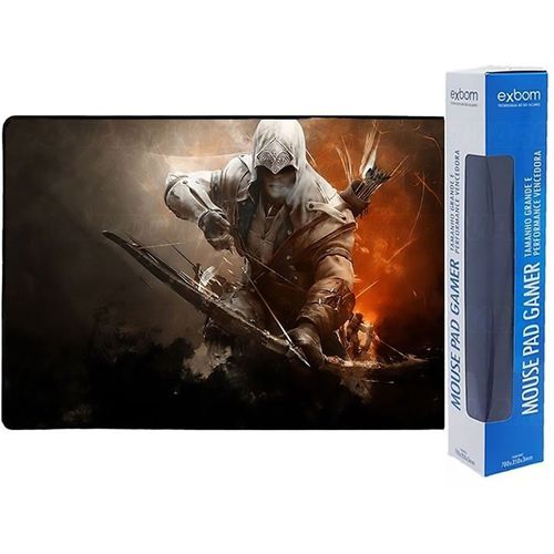 Mouse Pad Gamer Base Antiderrapante 700x350x3mm Exbom Mp-7035c
