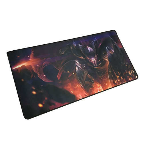 Mouse Pad Gamer Guerreiro Chama - Extra Grande 70x35 Cm 3mm