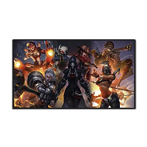 Mouse Pad Gamer Overwatch - Extra Grande 70x35 Cm 3mm.