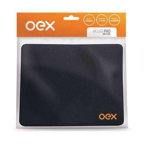 Mouse Pad Standard Preto Oex Unidade