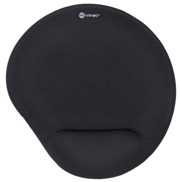 Mouse Pad Vinik MPG-01P com Apoio de Pulso em Gel Preto