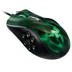 Mouse para Jogos Razer Naga Hex 5600DPI - Preto/Verde