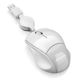 Mouse Retrátil Multilaser MO155 Mini Fit USB Branco