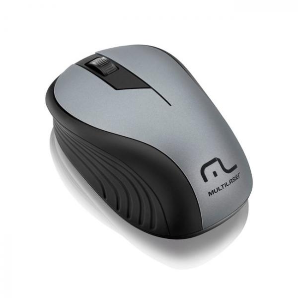 Mouse S/ Fio 2.4ghz Preto/grafite Usb Mo213 Multilaser