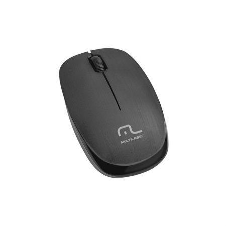 Mouse Sem Fio 2.4 1200 Dpi Preto Usb - MO251 - Multilaser