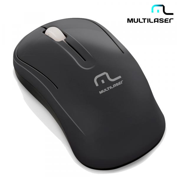 Mouse Sem Fio 2,4ghz Eco Preto MO173 - Multilaser