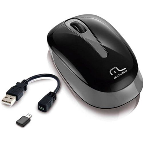 Mouse Sem Fio 2.4ghz para Tablet 200dpi USB MO200 Multilaser