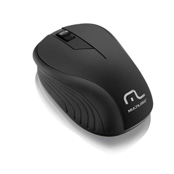 Mouse Sem Fio 2.4ghz Preto USB Multilaser MO212