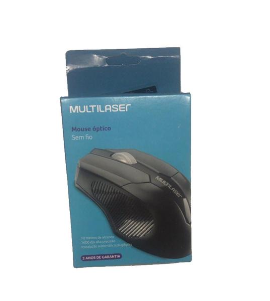 Mouse Sem Fio 2.4GHZ USB Preto MO264 - Multilaser