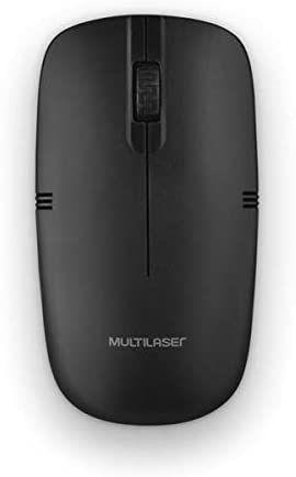 Mouse Sem Fio 2.4GHZ Preto Multilaser 1200 Dpi