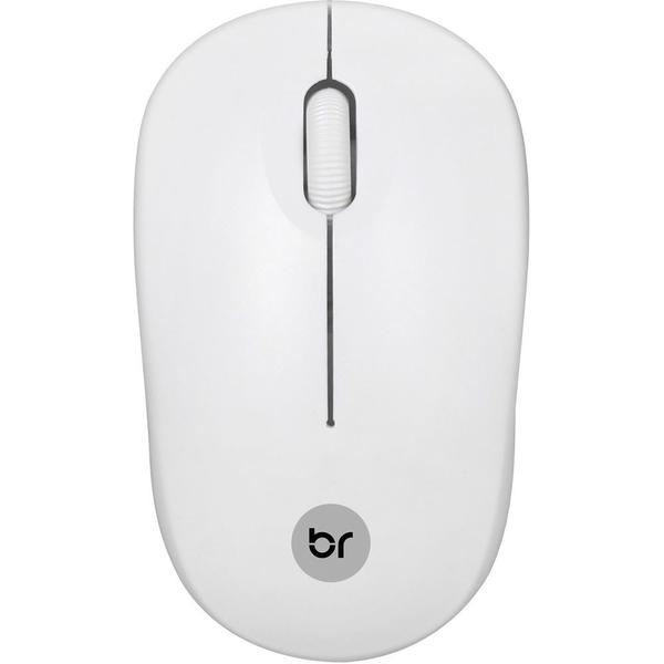 Mouse Sem Fio Bright 0473 USB - Branco