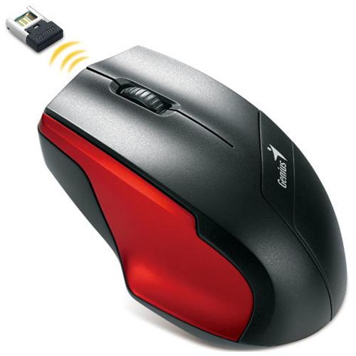 Mouse Sem Fio Genius Ns-6015 - 2.4ghz - 1000dpi - Vermelho - 31030101104