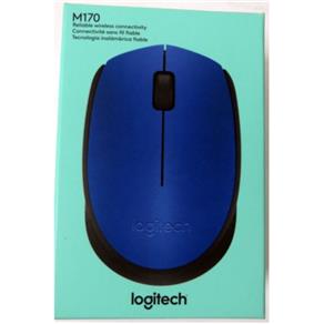 Mouse Sem Fio Logitech Azul M170 Wireless