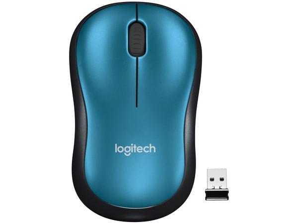 Mouse Sem Fio Logitech Laser 1000DPI - M185