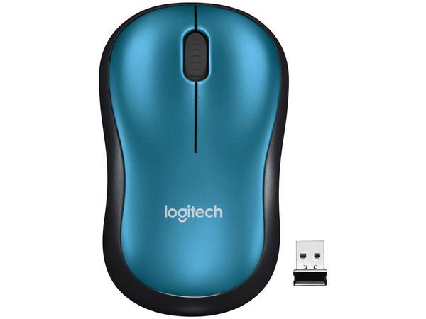Mouse Sem Fio Logitech Laser 1000DPI - M185