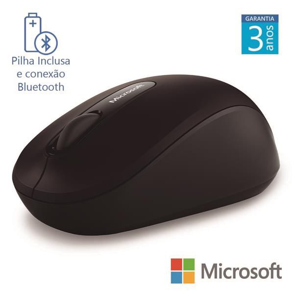Mouse Sem Fio Mobile Bluetooth Preto Microsoft - PN7-00008