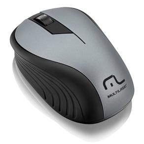 Mouse Sem Fio Multilaser 2.4 GHz MO213 - Preto/Grafite