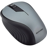 Mouse sem Fio USB Multilaser MO213 Preto e Grafite