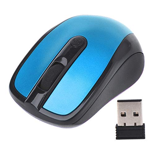Mouse Sem Fio Wireless Cor:Azul