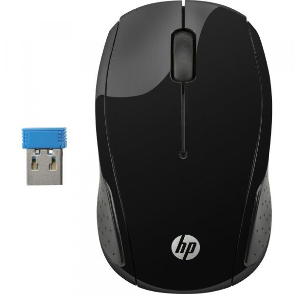 Mouse HP X200 Preto USB Sem Fio X6W31AAABL - Microsoft