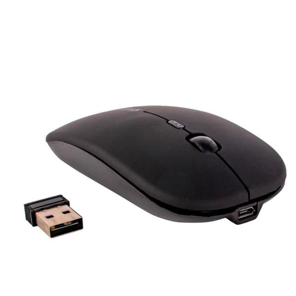 Mouse Sem Fio Wireless Usb Recarregável Pc Notebook Knup G21
