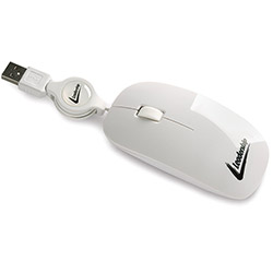 Mouse Slim 3419 USB - Branco - Leadership