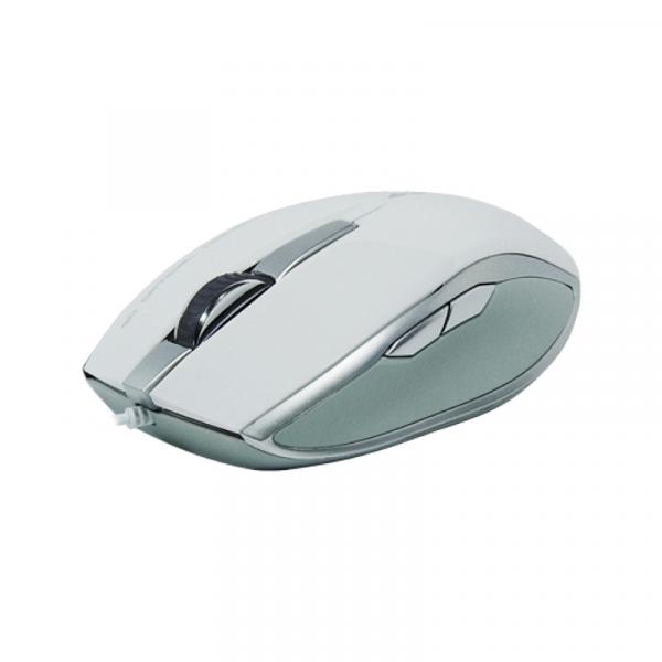 Mouse USB 1000DPI Branco OM-301WH - Fortrek