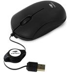 Mouse - USB - C3 Tech - Preto - MS-15BK
