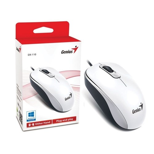 Mouse Usb Dx-110 G5 31010116100 Branco Genius