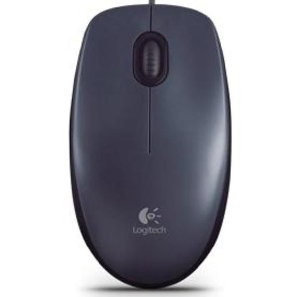 Mouse - USB - Logitech M90 - Preto - 910-004053