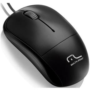 Mouse - USB - Multilaser Basic - Preto - Mo210