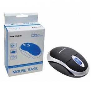 Mouse Usb Optico 800 Dpi 3 Botões com Scroll e Led Azul
