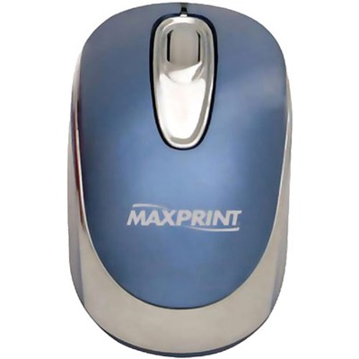 Mouse USB Óptico Azul - Maxprint