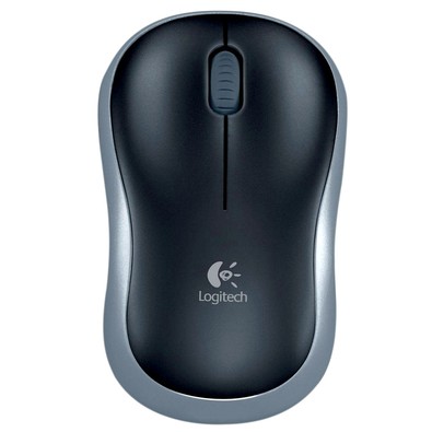 Mouse USB Sem Fio Logitech M185 Preto/Cinza
