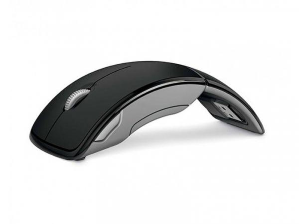 Mouse Wireless 2.4 Ghz Arc Usb Multilaser MO153 Preto