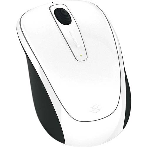 Tudo sobre 'Mouse Wireless 3500 White Gloss - Microsoft'