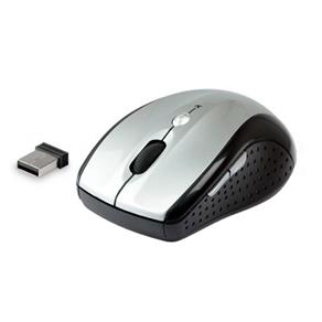 Mouse Wireless C3 Tech M-W012 Sl Nano Usb Prata Sem Fio