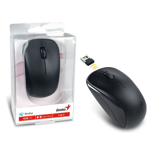 Mouse Wireless Genius 31030109126 Nx-7000 Blueeye Preto 2,4 Ghz