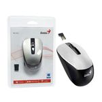Mouse Wireless Genius Nx-7015 Blueeye Prata 2,4ghz 1600dpi