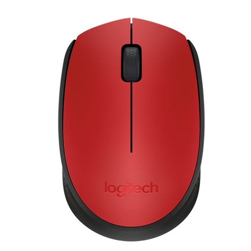 Mouse Wireless Logitech M170 Optico (Vermelho)